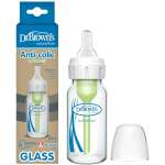 Dr. Brown’s Options+ Anti-Colic Natural Flow Glass Baby Bottles, 4oz, 0m+