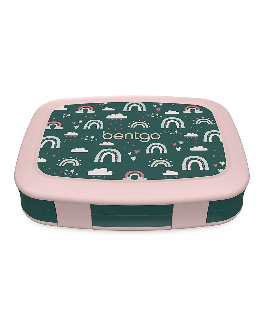 Bentgo Kids Prints Leak-Proof, 5-Compartment Bento-Style Kids Lunch Box -  BPA-Free, Dishwasher Safe, Food-Safe Materials (Carousel Unicorns) 