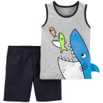 CARTERS_2-Piece_Shark_Jersey_Tan