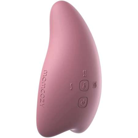 Momcozy Lactation Massager, Soft & Comfortable Breast Massager for Pumping, Breastfeeding, Heat & Vibration for Improve Milk Flow, Clogged Ducts (Dusty Rose)