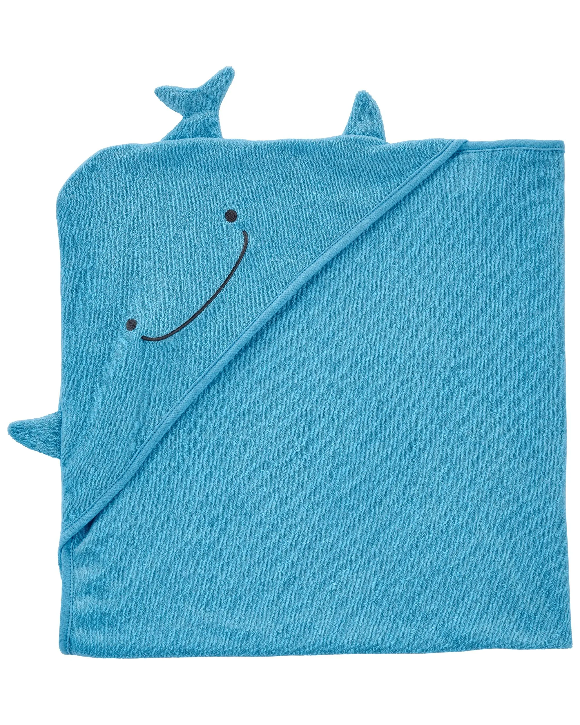 Baby Moby Whale Hooded Terry Towel
