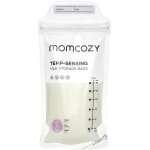 Momcozy Breastmilk Storing Bags, Temp-Sensing Discoloration Milk Storing Bags for Breastfeeding, Disposable Milk Storage Bag with 6 Ounce Self Standing, No-Leak Milk Freezer Storage Pouches, 50pcs