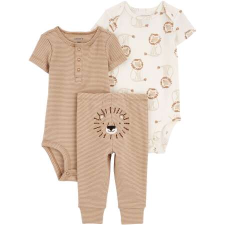 Baby 3-Piece Lion Little Outfit Set