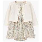 Baby 2-Piece Smocked Dress & Cardigan Set