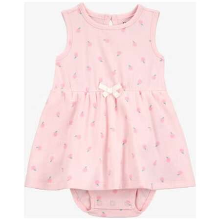 Baby Peach Print Sunsuit