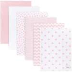 Cotton Burp Cloths by Comfy Cubs - Pink Pattern