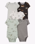 Baby 5-Pack Short-Sleeve Bodysuits