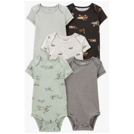 Baby 5-Pack Short-Sleeve Bodysuits