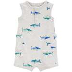 Baby Fish Cotton Blend Romper