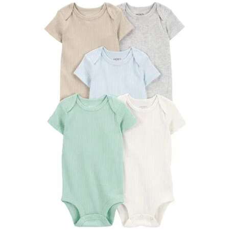 Baby 5-Pack Short-Sleeve Bodysuits