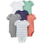 Baby Boys' 6-Pack Short-Sleeve Bodysuit