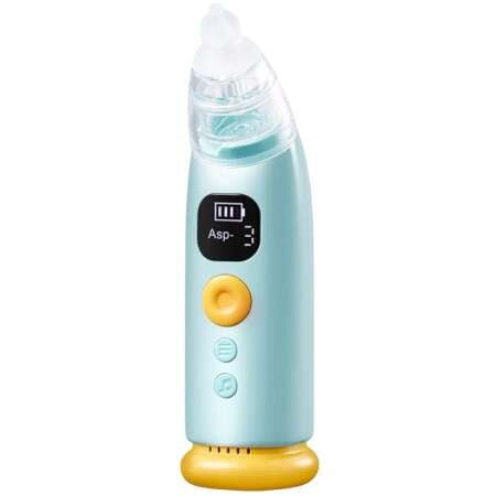 Fitconn Baby Nasal Aspirator, Nose Sucker for Baby with 3 Suction Levels, Music & Light Soothing Function