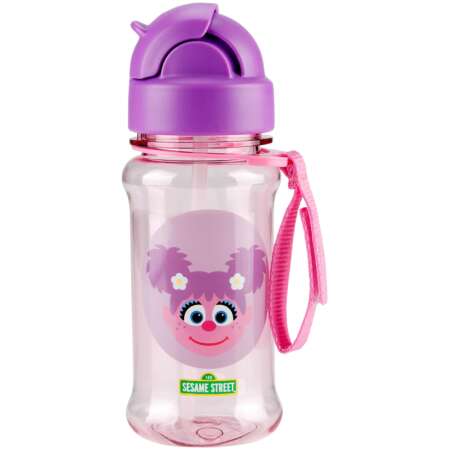 Sesame Street Straw Bottle - Abby Cadabby