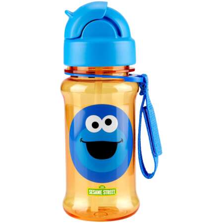 Sesame Street Straw Bottle - Cookie Monster