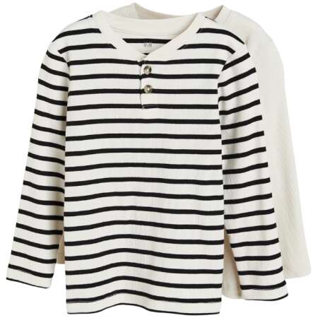 H&M Ribbed Henley top