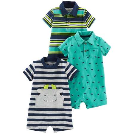 Simple Joys by Carter's baby-boys 3-pack Rompers