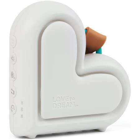 Love to Dream Sleep Machine, Baby White Noise Machine for Sleeping and Relaxing, Noise Therapy with 9 Soothing Infant Sleep Sounds with Baby Night Light, Portable Sound Machine