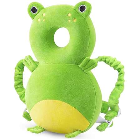 Toddler Baby Head Protection Cushion Backpack Wear- Frog