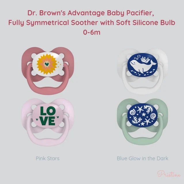 Open shield design leaves room for baby’s nose and chin and features multiple holes to minimize irritation on baby’s delicate skin.